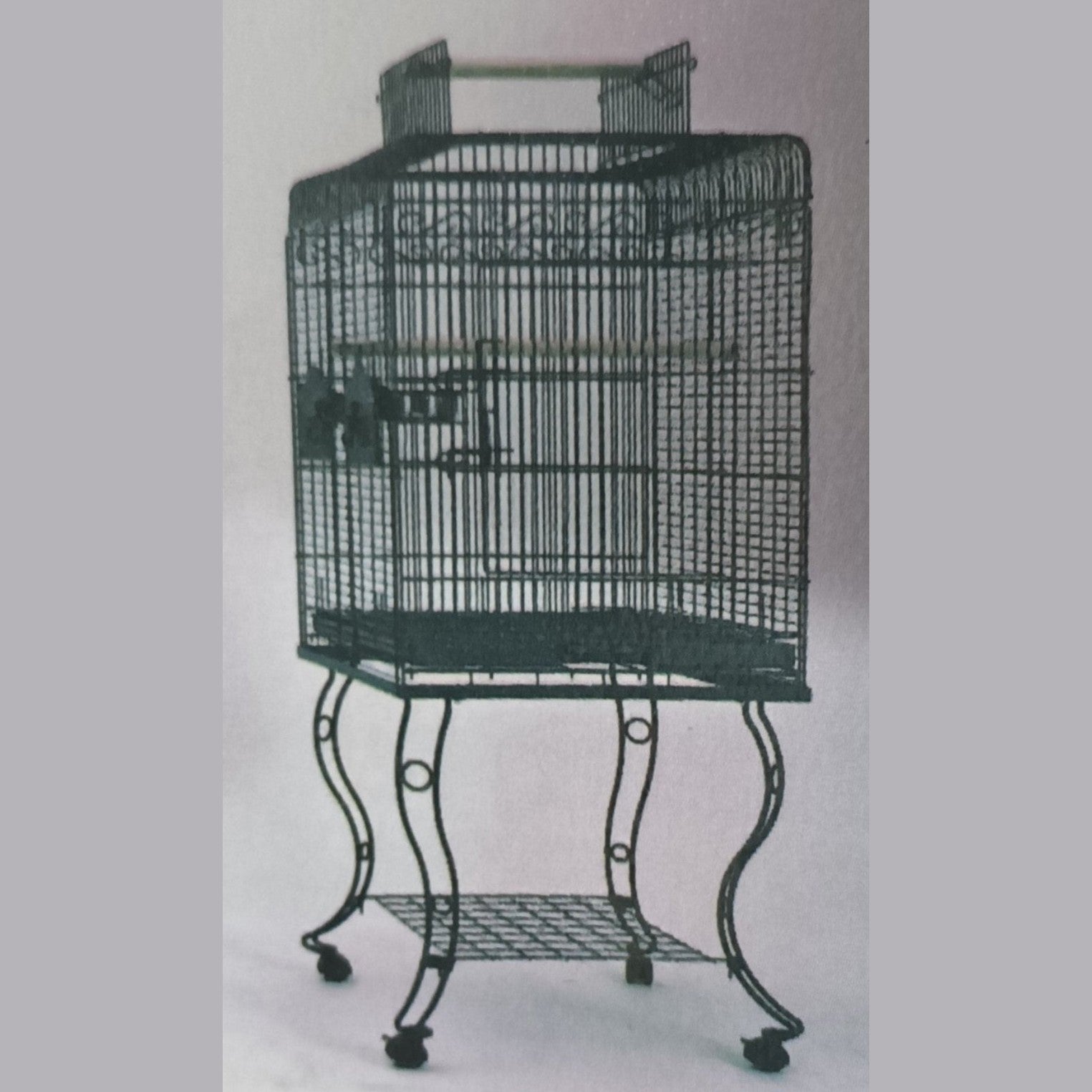 Cage A80 / A80B with stand 51x51x151cm (Available in Black or White)