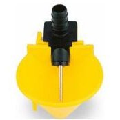 Drinker For Chicken Automatic Pointy 6.8x5.6x7.8cm 10mm Inlet