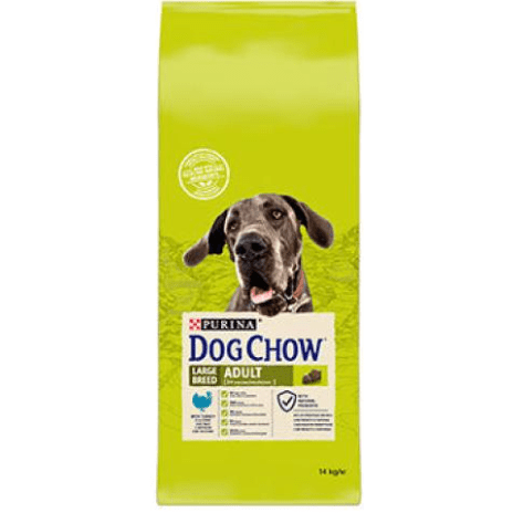 Purina Dog Chow Adult Large Breed Turkey 12+2kg FREE