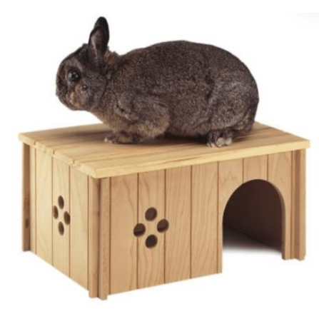 Wooden Rabbit House SIN4646 33x23.6x16cm