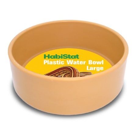 HabiStat Round Plastic Water Bowl