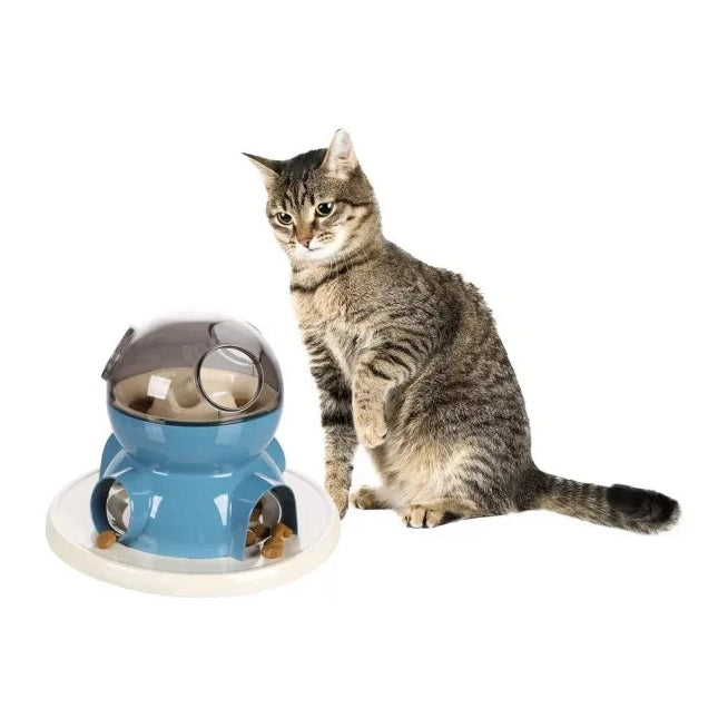 CT Interactive Cat Toy Diso White/Blue 26x20cm