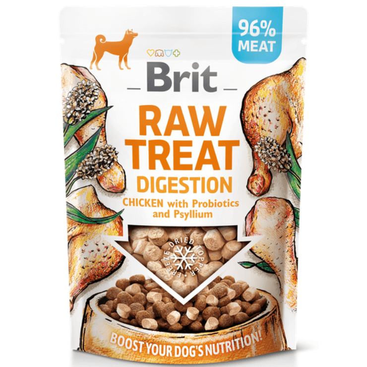 Brit Raw Treat Digestion with chicken and probiotics 40g