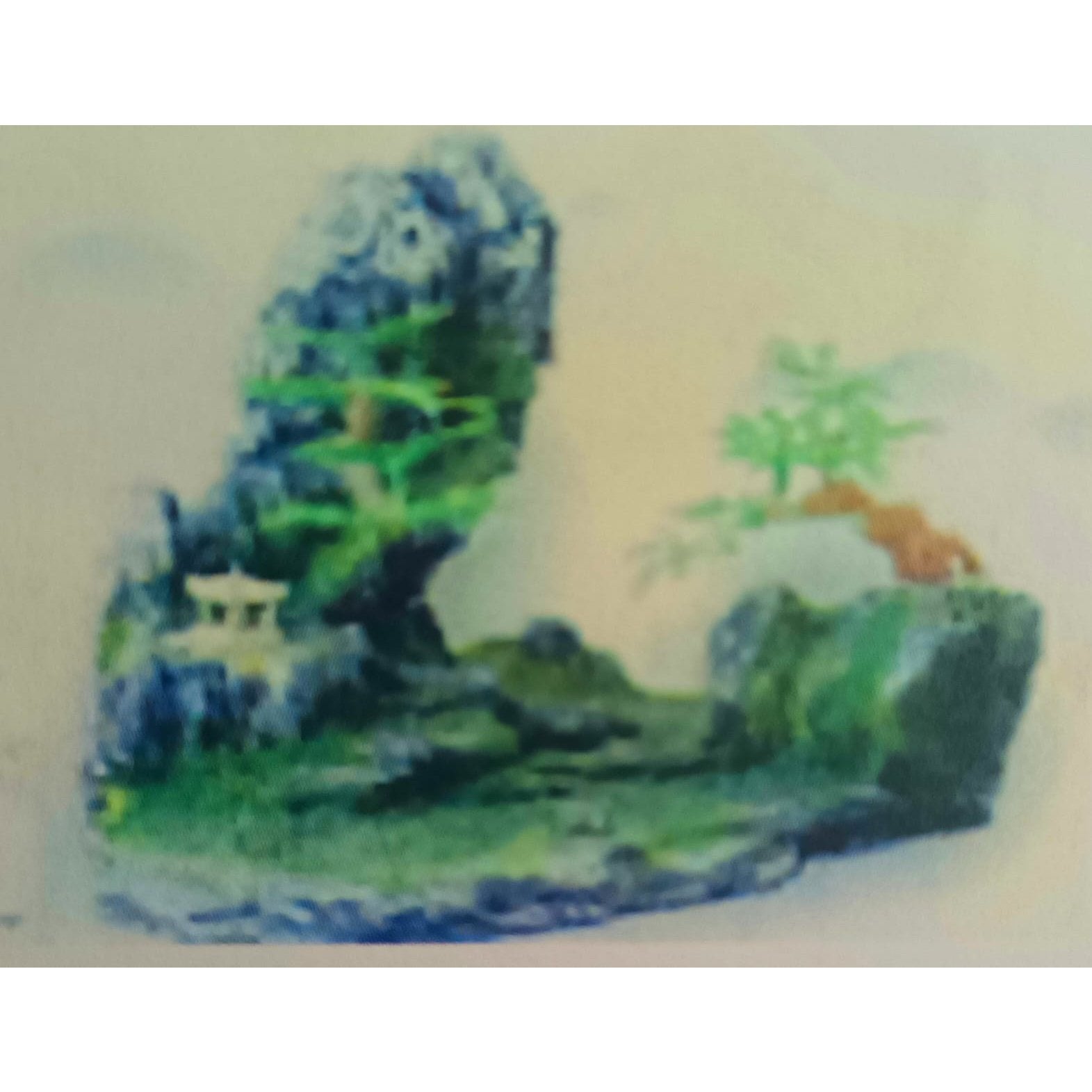 Aquarium Decoration with Built In Air Diffusor ASR2105 - 17x11x12cm