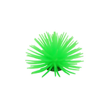 Anemone Small Aquarium Decor Green Ø 11x8cm