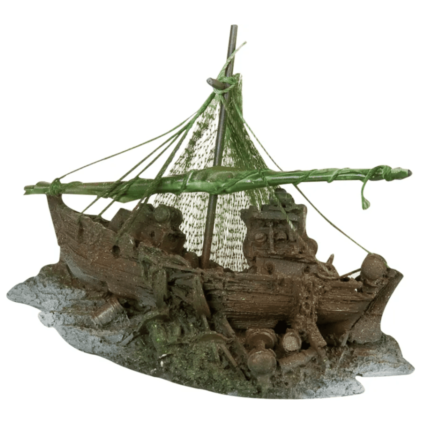 Flamingo Fisherboat Small 19x7x12.5cm
