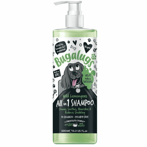 Bugalugs Wild Lemongrass All-in-1 Dog Shampoo 1000ml