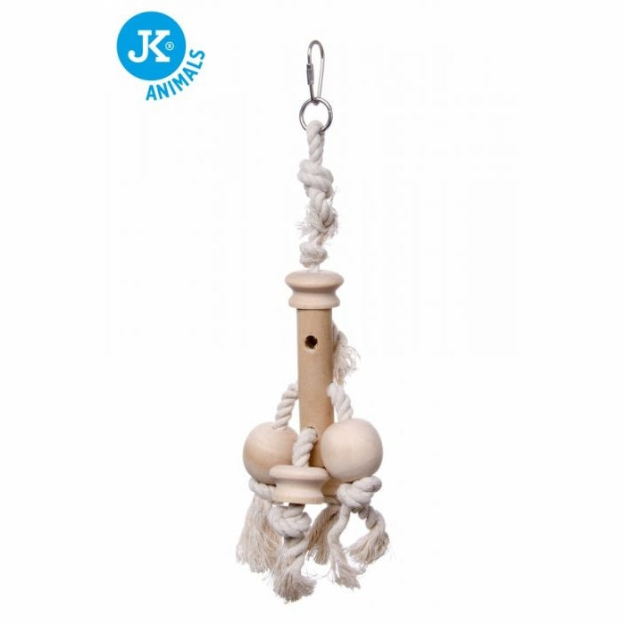 JK Animals Wooden Toy For Large Parrots 30cm