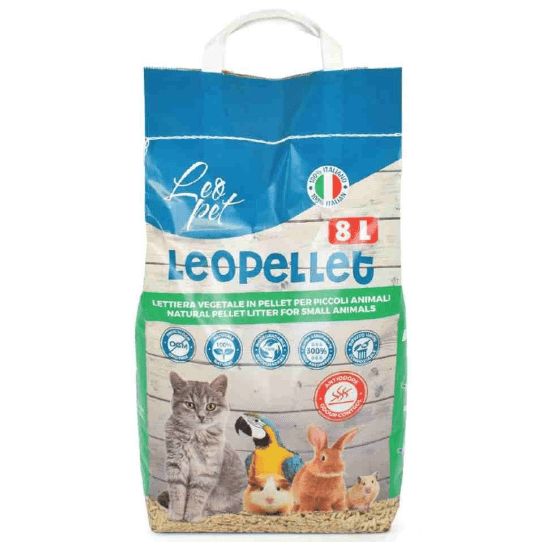 LeoPet Natural Pellet Litter for Small Animals 8L
