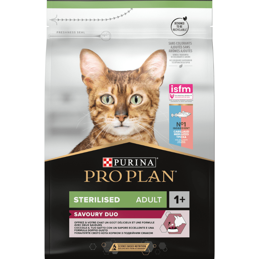 Proplan Sterilised Cat Cod & Trout 1.5kg