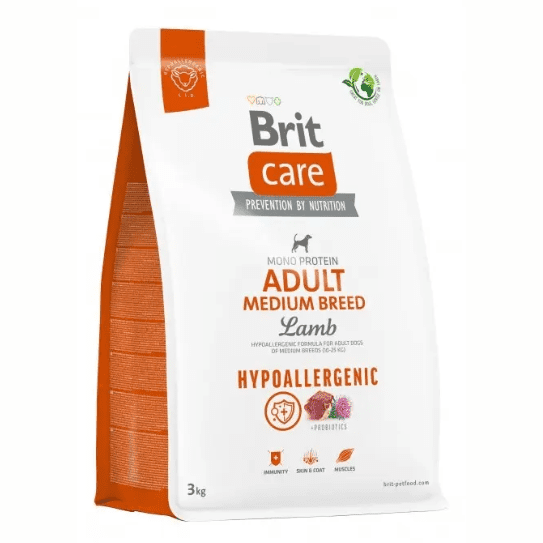 Brit Care Hypoallergenic Medium Breed Lamb 3kg