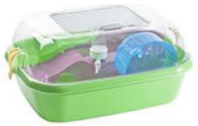 Candy Home Hamster Cage Green 44 x 34 x 20cm