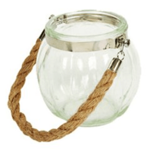 Glass Candle Holder