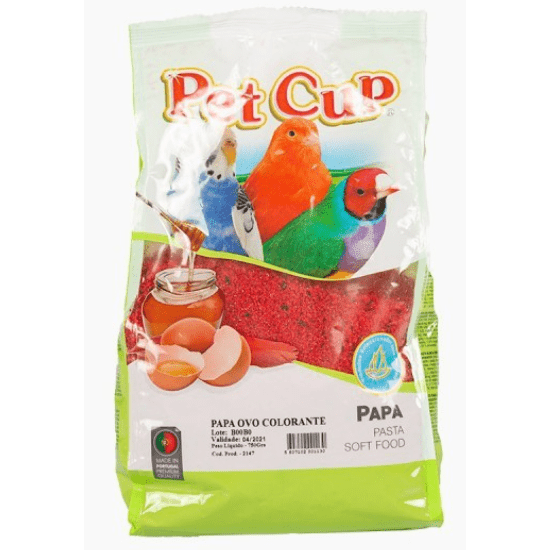 Pet Cup Eggfood Red 750gr