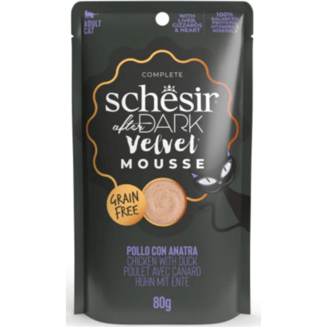 Schesir After Dark Chicken with Duck - Velvet Mousse 12x80gr