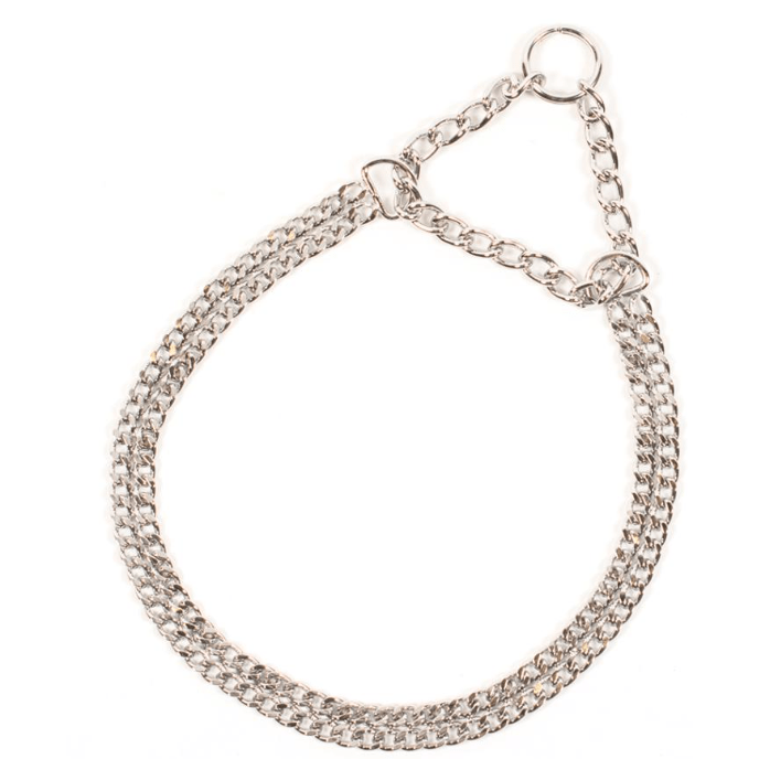 Duvo+ Slip Collar 2 Rows Chromed 55cm
