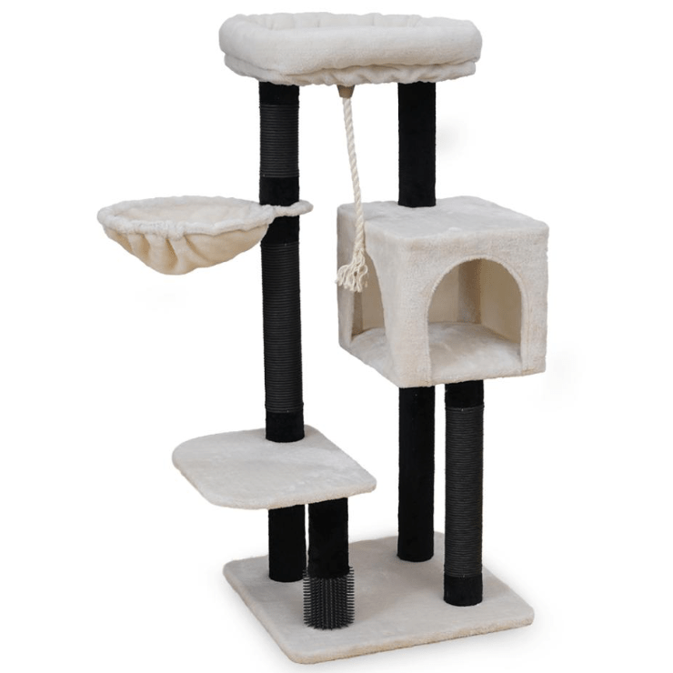 Dave Scratching Tree White 48x48x110cm
