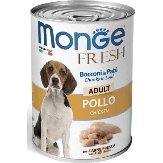 Monge Adult Chicken Chunks in Pate 400gr