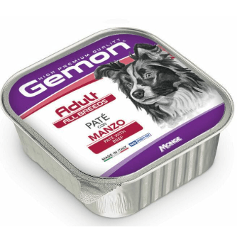 Gemon Adult Pate Beef Tin 150gr