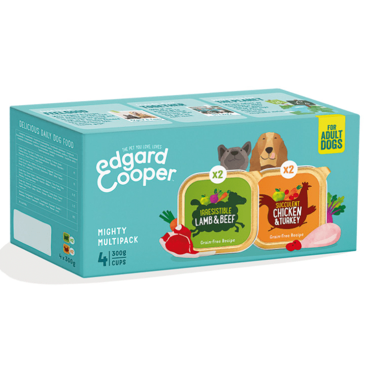 Edgard & Cooper Grain-Free Multipack Chicken & Lamb 4x300gr