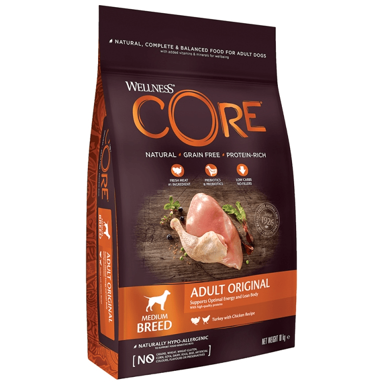 Wellness Core Medium Adult Turkey & Chicken 10kg
