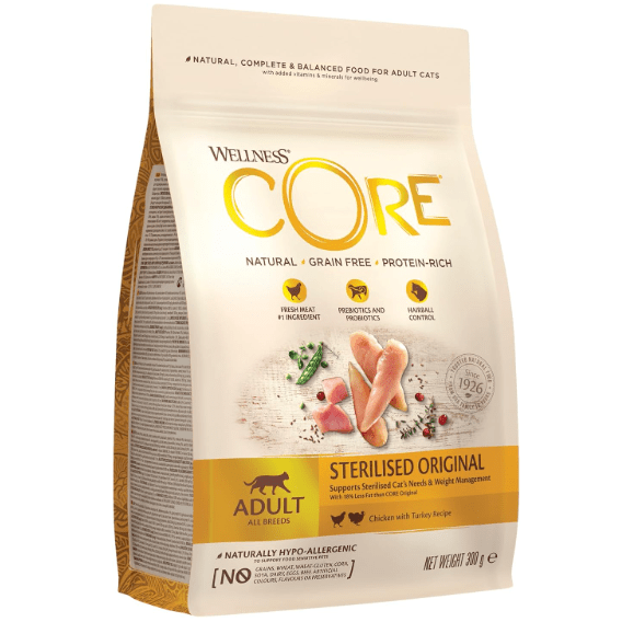Wellness Core Sterilised Adult Cat Chicken & Turkey 4kg