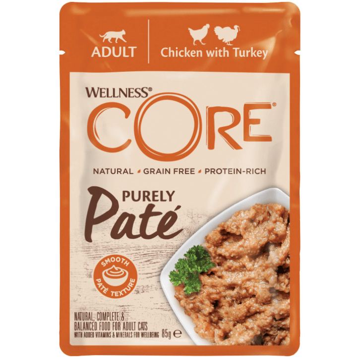Wellness Core Purely Pate Chicken & Turkey 8x85gr