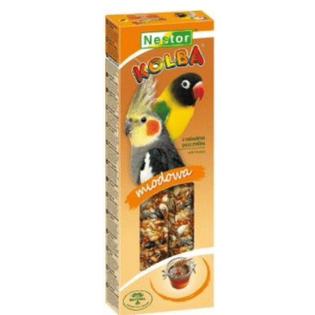 Nestor Cockatiel & Lovebirds Sticks Honey x2