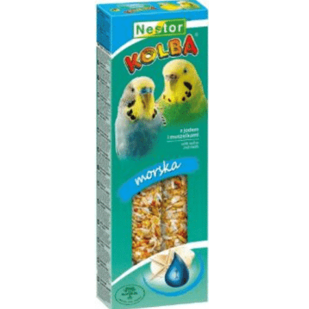 Nestor Budgie Sticks Iodine & Shells x2