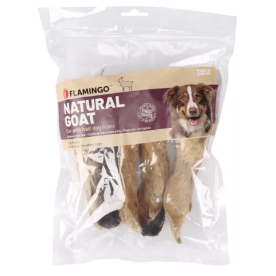 Flamingo Goat Ears with Fur 200gr