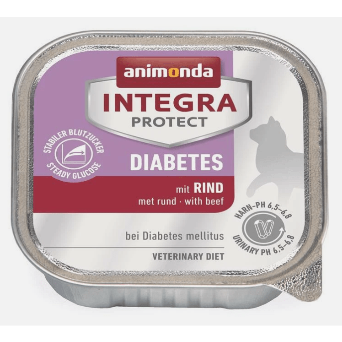 Animonda Integra Protect Cat Moist Diabetes Beef 100gr