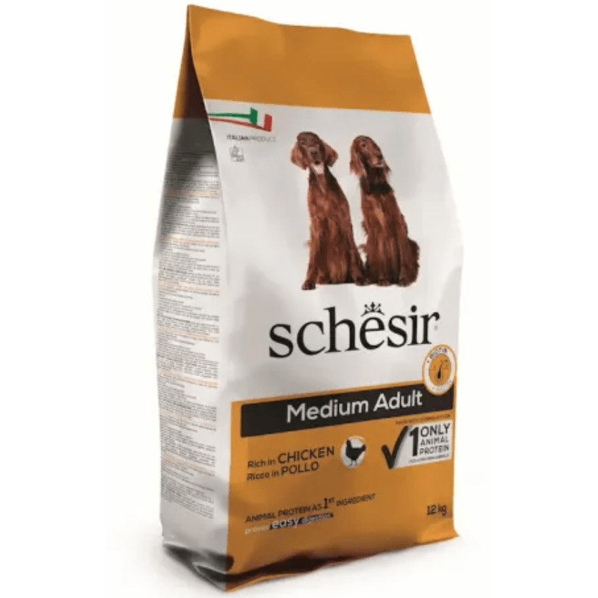 Schesir Dog Adult Medium Chicken 12kg