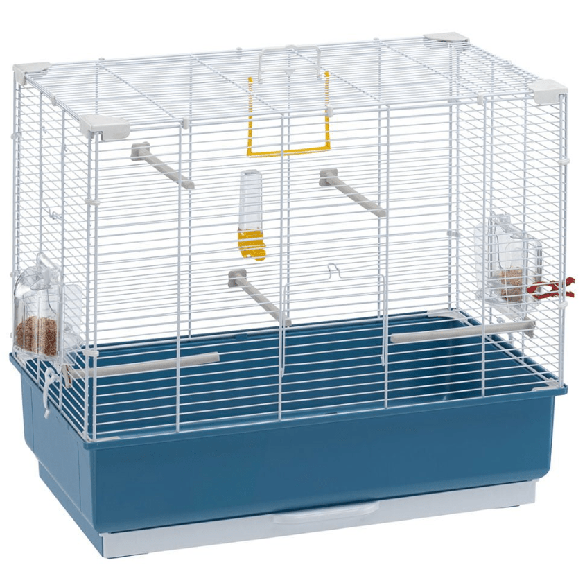 Cage Rekord 4 White Blue 59x33x55cm