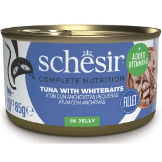 Schesir Tuna with Whitebaits Tin 85gr