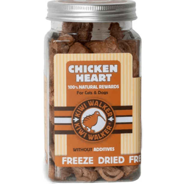 Kiwi Walker Dried Chicken Hearts 60gr