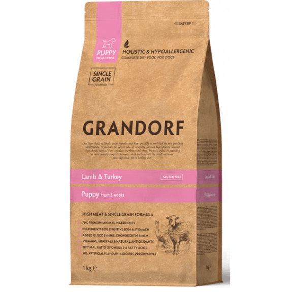 Grandorf Lamb & Turkey Puppy 3kg