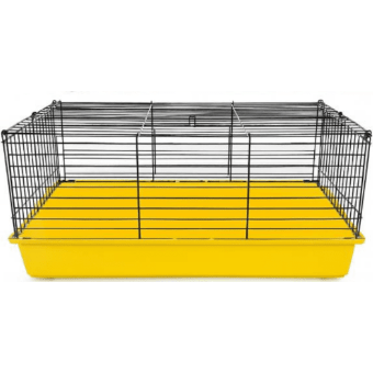 Leo Cavia 2 Guinea Pig Cage Yellow 67.5x35x32.5cm