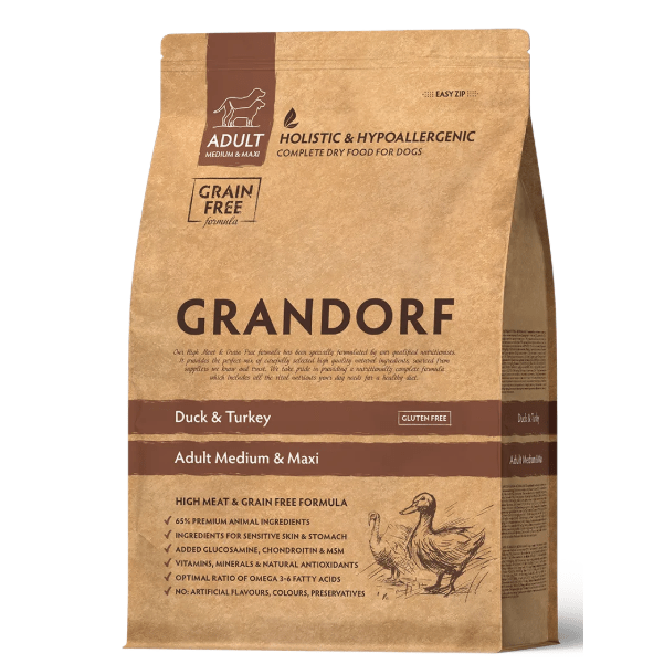 Grandorf Duck & Turkey Medium & Maxi Adult 3kg