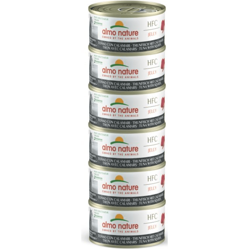 Almo Nature Multipack Tuna with Squid in Jelly 6x70gr