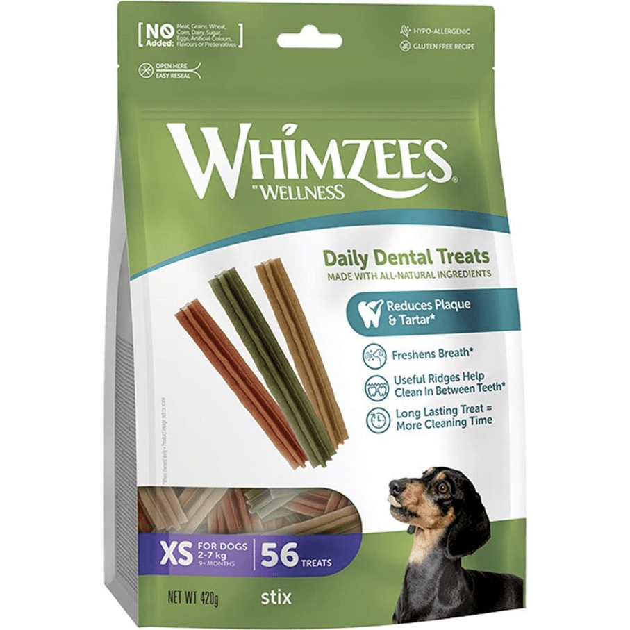 Whimzees Stix Daily Dental XSmall 56pk
