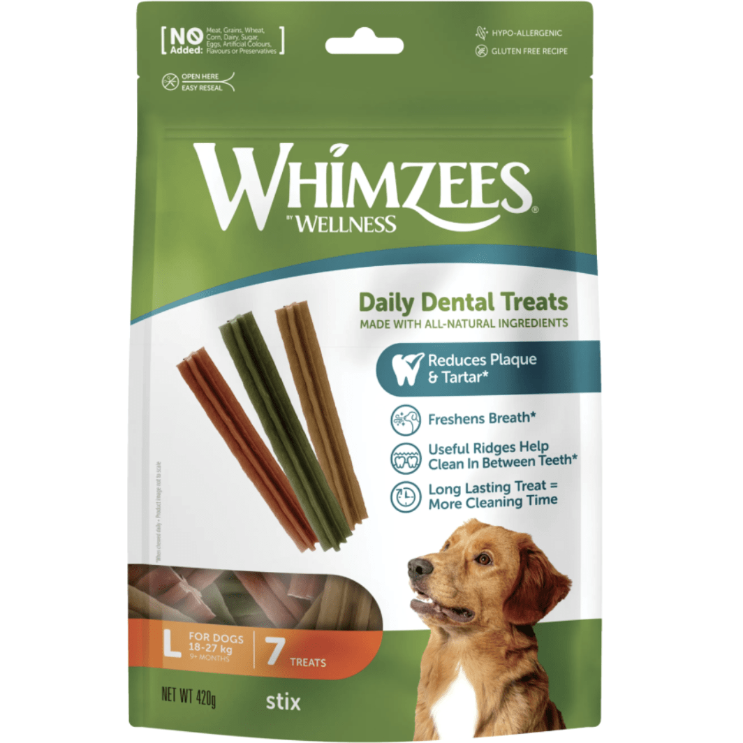 Whimzees Stix Daily Dental Large 7pk