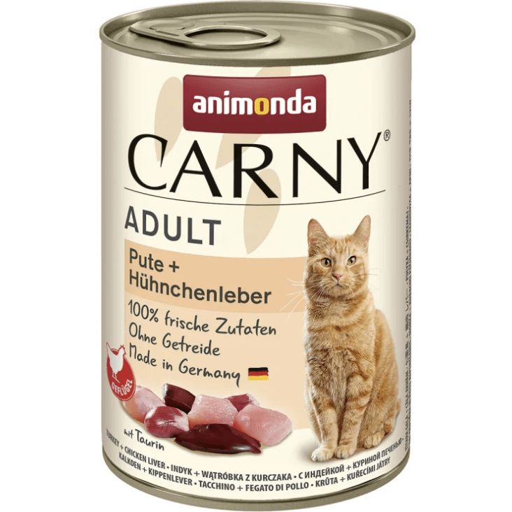Animonda Carny Adult Turkey with Chicken Liver 400gr