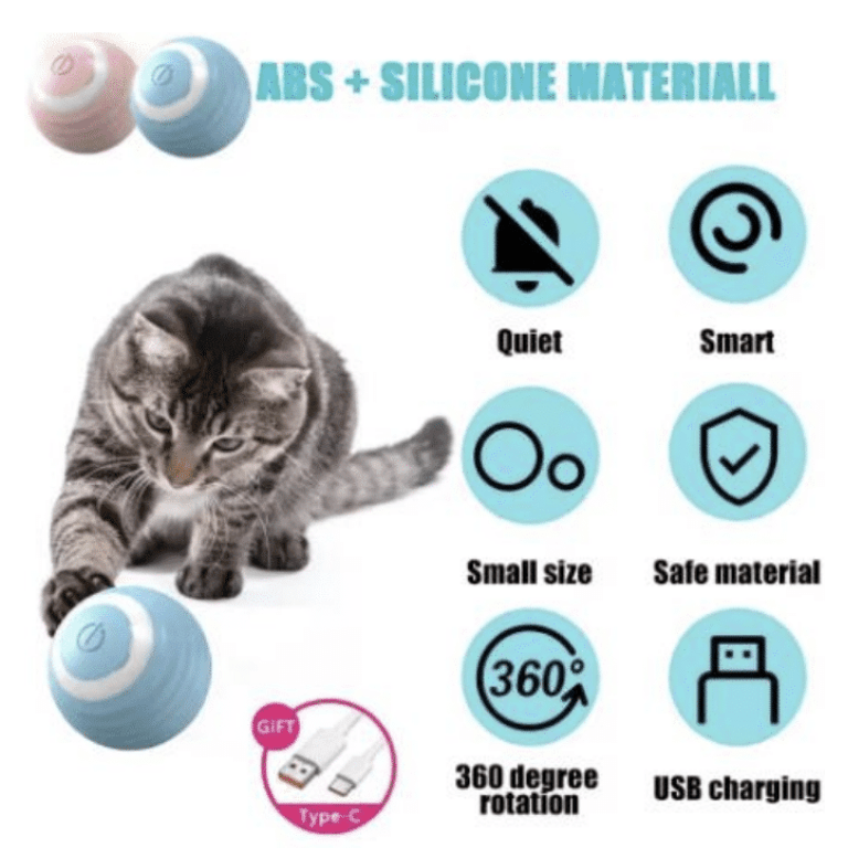 Smart Pet Toy Ball for Cats Ø4.2cm