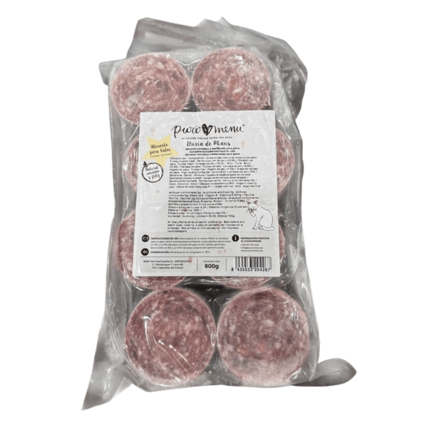 Puro Menu Cat Meow Turkey Tuna 800gr