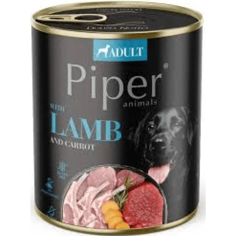 Piper Lamb, Carrots and Brown Rice 800gr