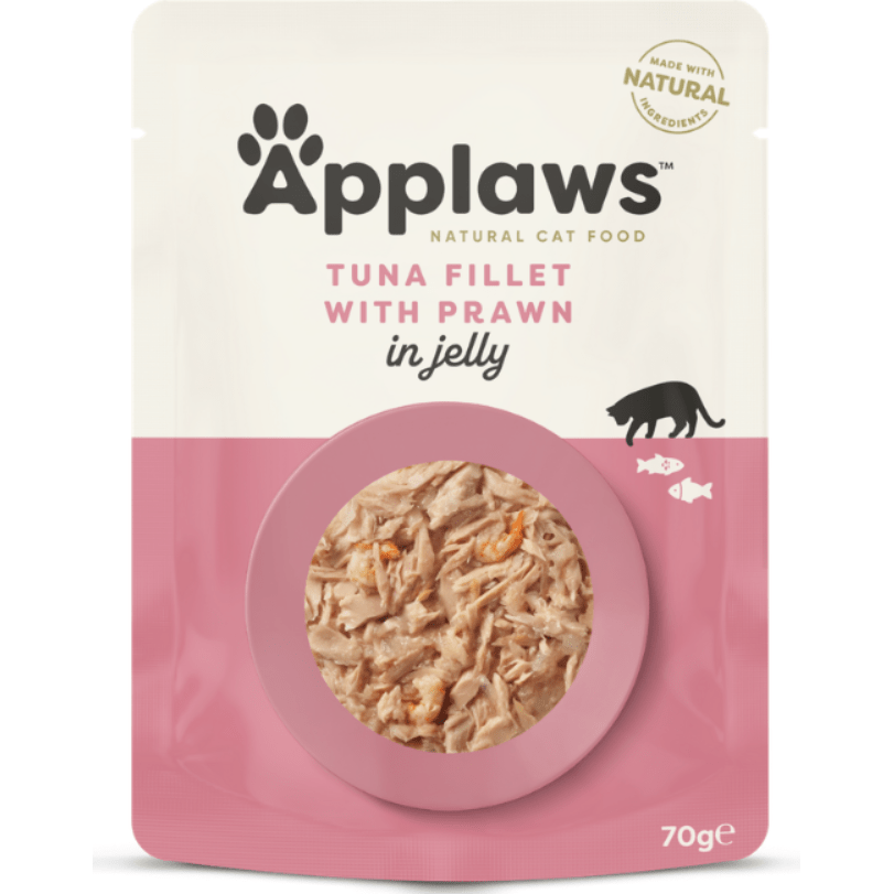 Applaws Tuna Fillet with Prawn in Jelly 70gr