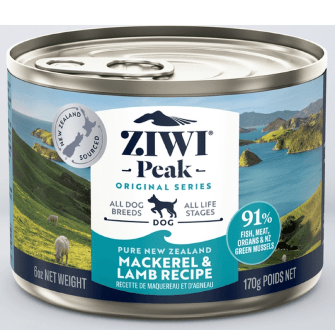 Ziwi Peak Mackerel & Lamb Can 170gr