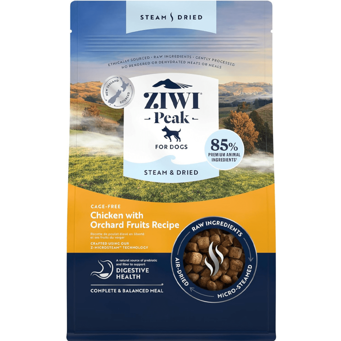 Ziwi Peak Dog Steam & Dried Chicken 800gr