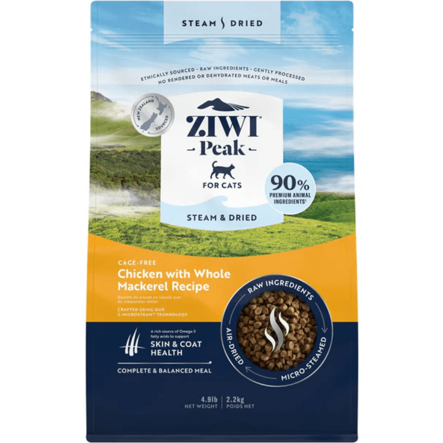 Ziwi Peak Cat Steam & Dried Chicken 800gr