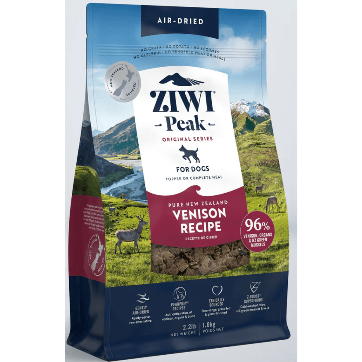 Ziwi Peak Dog Air Dried Venison 1kg